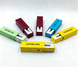 Scatola a cassetto personalizzata ecologica a prova di bambino con serratura di sicurezza a pulsante, goffratura glitterata, colore elettronico per cartucce - Product Image 3