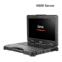 Nouvel ordinateur portable robuste pour serveur Getac X600 avec processeur Intel Xeon Windows 11 Pro clavier anglais échange de données et gestion du stockage