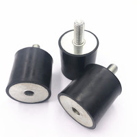 Amortiguadores de Vibración de Goma con Perno, Bloques Silenciosos con Rosca M4 M5 M6 M7 M8, Precio de Fábrica