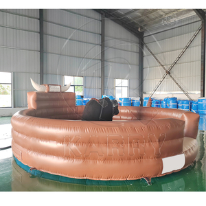 Vente en gros de jeux de carnaval de Noël populaires, jeux mécaniques commerciaux pour adultes, jeux de rodéo, taureau gonflable, machine à monter à dos de taureau - Product Image 3