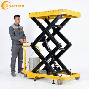 Mesa Elevadora Hidráulica Eléctrica de 1000 kg, Tipo Tijera Simple Estándar, 1 Tijera 220V, Plataforma de 1300 x 820 mm, Altura Máxima de Elevación 990 mm - Product Image 5