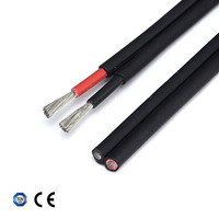 Cable Solar de Cobre con Certificación TUV, Doble, Bifásico, 2*2.5MM2, 2*4MM2, 2*10MM2