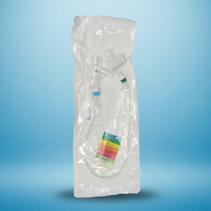 สายเชื่อมต่อแบบ Y มีฝาปิดสำหรับใช้ทางการแพทย์เป็นมิตรกับสิ่งแวดล้อมผ่านการรับรองขนาด10fr-18fr - Product Image 1