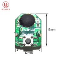 Mini module lumineux LED SMD 3528 avec interrupteur, alimenté par pile 3V, LED clignotante