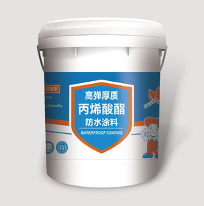 <span class=keywords><strong>Pintura</strong></span> de elastómero de fábrica Revestimiento impermeable de polímero acrílico <span class=keywords><strong>Pintura</strong></span> impermeable para paredes de baño - Product Image 1