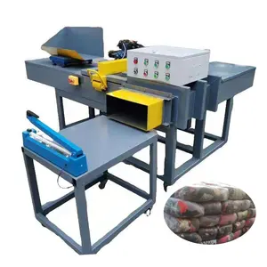 Fabric cotton waste recycling packing machine 10 kg clothe second hand clothing baling press baler machine for used clothing