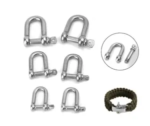 ミニシャックルAISI 304 316 Stainless Steel European Type D Shackle