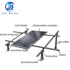 Sistema de Montaje Solar para Techos, Duradero y con Certificación CE, Diseñado para Techos Planos/inclinados, Estructura de Soporte Fotovoltaico Segura - Product Image 2