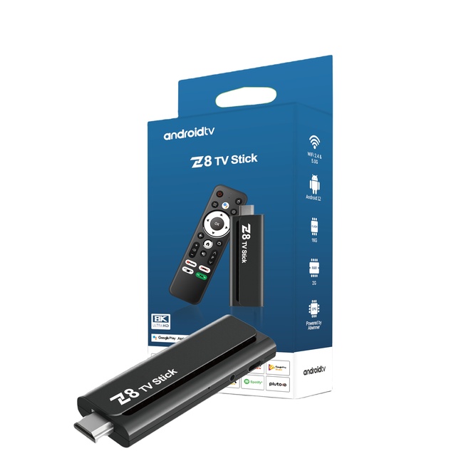 New Arrive Atv Z8 Tv Stick 2.4g 5g Wifi Allwinner H618 SetTopBox Smart TV 4k  Voice Control Streaming Tv Dongle