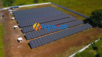 Structure de montage au sol solaire HQ Mount Strong en acier C/U avec revêtement ZAM, excellente résistance à la corrosion, pour pieux de fouloir C1~C5