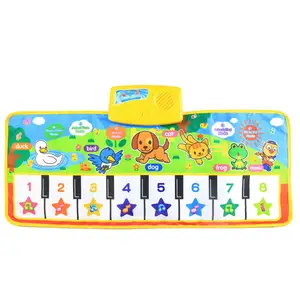 Children's Large Baby Piano Mat Floor Piano Keyboard Sensory Toys Dancing Play Mat Blanket Touch Kids Play Mat for Kids