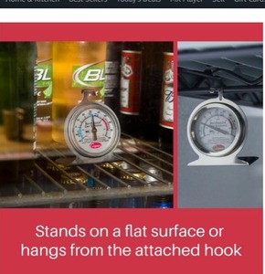 Commercial Premium Cooper-Atkings Réfrigérateur Congélateur Thermomètre Modèle 9025 Haute Précision Polyvalent Durable Acier Inoxydable - Product Image 3