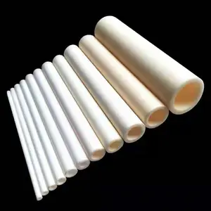 99 alumina keramik insulator tube 95% 99% al2o3 keramik alumina tabung untuk tungku