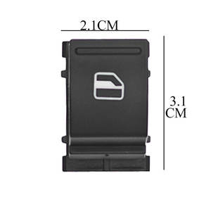 Interrupteur à bouton unique 7L6959855B pour vitres électriques dans Volkswagen Jetta & Golf pour Tiguan, état neuf - Product Image 4