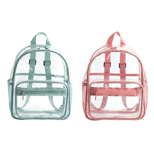 Sac à dos mini personnalisé tendance pour filles, sac d'école transparent en PVC, sac de voyage pour femmes, petit sac d'école transparent, sac de loisirs pour femmes, sac à dos pour enfants - Product Image 1