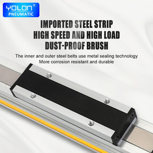 Поршневой цилиндр Parker OSP Rodless, серия, размер 25, 32, 40, 50, 63, 80, алюминиевый воздушный цилиндр двойного действия, новое состояние, поршневой сердечник, пневматическая мощность - Product Image 4