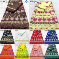 Tissus Sinya Broderie Dentelle Suisse Nigériane Africaine 100% Coton 7 Yards Style Dubaï – Élegante Harmonie pour Foulard Musulman