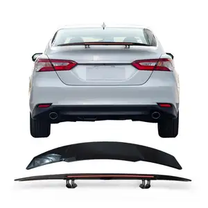 New Design Modified Glossy Black High Quality Body Kit Exterior Accessories Rear Wing Trunk Spoiler Black Car Spoilers For Camry