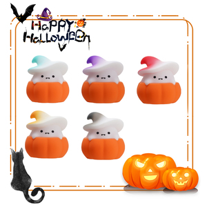 Halloween Fabriek Siliconen Nachtlampje Baby <span class=keywords><strong>Led</strong></span> Licht Met Touch Sensor Voor Slaap Batterij Werkt Voor Thuis Of Slaapkamer