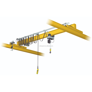 1-20 tấn cầu trục dầm đơn PLC Hệ thống bánh răng điều khiển động cơ 10.5-32M thiết bị xưởng công nghiệp tốc độ cao - Product Image 2