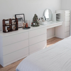 <span class=keywords><strong>Commode</strong></span> blanche de luxe moderne meubles de chambre rangement <span class=keywords><strong>8</strong></span> <span class=keywords><strong>tiroirs</strong></span> armoire d'angle salon <span class=keywords><strong>commode</strong></span> ensemble de table - Product Image 6