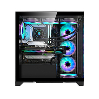 High Airflow ATX Computer Case Supports 360mm AIO Liquid Cooling 7 Expansion Slots RGB Gaming Chassis With Type-C Port