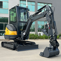 HARGA TERJANGKAU Excavator Mini 2 Ton Mesin Kubota Bersertifikasi EPA CE Euro 5 Distributor Dicari Perlindungan Mini Digger
