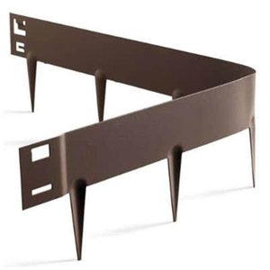 Bordure de jardin en acier Corten, bordure de parterre de fleurs, style Art déco, résistante aux intempéries - Product Image 4