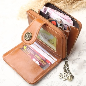 Small Compact Credit Card Case <b>Ladies</b> <b>Wallets</b> Set Zipper Pocket Classy Savings Women <b>Wallet</b> - Product Image 4