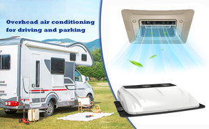 ระบบเครื่องปรับอากาศบนหลังคา 12V/24V 2600W พร้อมระบบแปลงความถี่อัจฉริยะ เสียงรบกวนต่ำ 65dB สำหรับยานพาหนะเพื่อการพักผ่อน - Product Image 3
