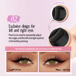 Eyeliner liquide double embout rotatif à ailettes, noir et brun, marque privée, crayon à ailettes, eyeliner imperméable - Product Image 5