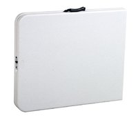 Easy — Table pliante, meuble de pique-nique rectangulaire, en plastique, longue et blanche, à bas prix, pour l'extérieur, OEM