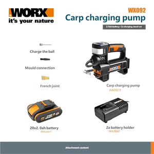 Pompe électrique multifonctionnelle haute tension montée sur voiture WX092, pompe électrique rechargeable - Product Image 3