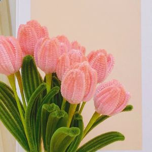 Venta al <span class=keywords><strong>por</strong></span> mayor, 20 piezas <span class=keywords><strong>por</strong></span> <span class=keywords><strong>unidad</strong></span>, limpiadores de tuberías, <span class=keywords><strong>rosas</strong></span> terminadas, varilla trenzada hecha a mano, <span class=keywords><strong>rosas</strong></span>, regalos, decoración del hogar - Product Image 4