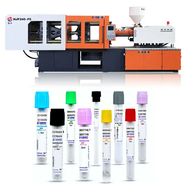 Macchina automatica per lo stampaggio ad iniezione di plastica della macchina per la raccolta del sangue sottovuoto