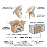 Chaise de salle à manger Runwoodcafe pour restaurants et cafés, mobilier français de luxe en gros, chaise de salle à manger en métal avec cadre en acier inoxydable pour mariage