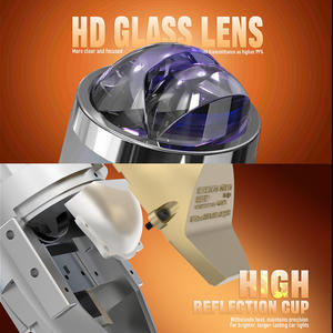 GPNE GF21X Triple Colors Biled Led Fog Lamp Projector Lens 2.0 Inch Lens Bi Led Projector for Car Fog Light - Product Image 4