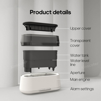 Accueil Nouveau Design Diffuseur D'huile Humidificateur 180ML Réveil Machine D'aromathérapie Chambre Flamme Diffuseur D'arôme