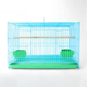 Cage réglable pour animaux domestiques, grande, en fer métallique, pliable, pour oiseau, pigeon et lapin, cage pour perroquet, vente le moins cher