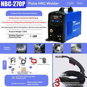 Machine à souder l'aluminium NBM270 à impulsions sous gaz pour la réparation automobile, des réservoirs d'eau, des réservoirs d'huile, et la réparation de tôles en acier inoxydable - Product Image 5