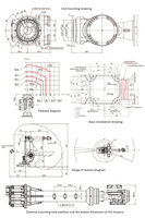 HN-36027 1600kg 6 Axes Robot Bras 2655mm Rayon Charge 360kg Colle Distributeur Robot Ventouse Robot Bras