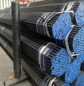 Hot Rolled Seamless Tube Black Painting A192 API 5L ASTM A106 Gr.B Sch40 Seamless Steel <strong>Pipe</strong> for Oil and Gas Transportation - Product Image 3