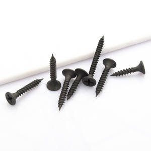 Acciaio al carbonio nero M3.5 Phillips testa autofilettante gesso a filettatura grossa dimensioni più piccole 6x1 1/2 vite per cartongesso nero - Product Image 6