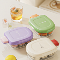 Nouveau moule à glaçons en forme de crème glacée, mini, empilable et réutilisable, en silicone de qualité alimentaire, pour un usage domestique