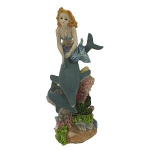 Adorno estatua pecera decoración acuario decoración caballeros de los delfines y sirenita fábrica suministro <span class=keywords><strong>Animal</strong></span> marino 280g - Product Image 1