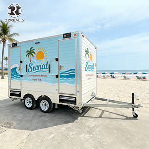 Remorque Sanitaire Mobile pour Tournois, Remorque Toilettes Portable, Combo Tableau <span class=keywords><strong>de</strong></span> Score pour Événements Sportifs et Terrains <span class=keywords><strong>de</strong></span> Compétition Extérieurs - Product Image 4