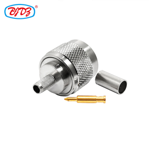 Connettore Maschio Tipo N Stile Crimp Compatibile con Cavi Coassiali RG58/<span class=keywords><strong>U</strong></span> RG142B LMR195 LMR200 LMR240 - Product Image 3