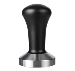 58Mm Espresso Sabotage Barista Koffie Tamper Met Platte Rvs Base Professionele Espresso Hand Sabotage