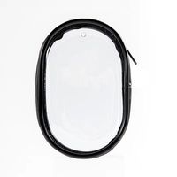 Organisateur portable transparent en plastique pour écouteurs et téléphones portables, idéal pour le salon, boîte de rangement pour câbles de données, chargeurs et accessoires.