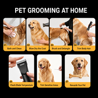LILIPRO EagleX Professional, Cortadora de Pelo para Mascotas de 40W sin Escobillas, Recargable, Silenciosa, Inalámbrica, Kit de Aseo para Perros y Gatos
